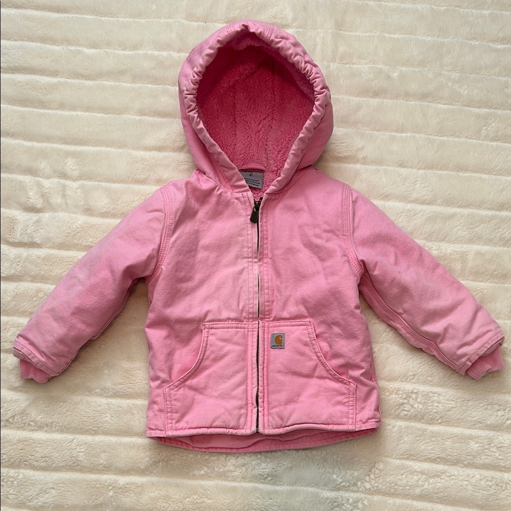 Carhartt Girls 3t Sherpa Lined Jacket